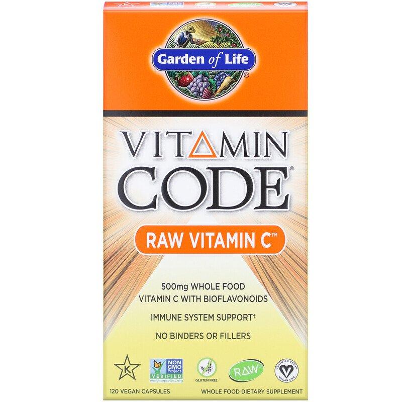 Garden of Life Vitamin Code Raw Vitamin C 500 mg 120 капсул