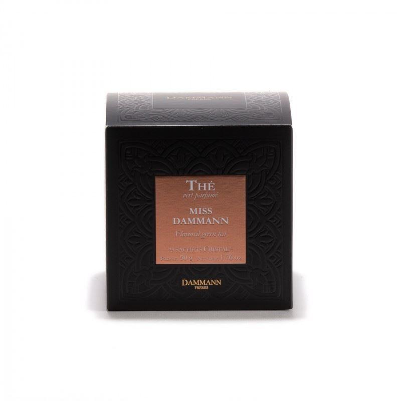 Зелений чай ароматизований Damman Miss Dammann в пакетиках 25 шт, фото 1