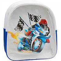 Рюкзак дитячий "Силікон / екошкіра Мотоццикл" 5-96, 27 * 25 * 8 см
