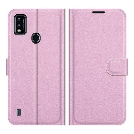 Чохол книжка Lichee для ZTE Blade A51 рожевий, фото 1