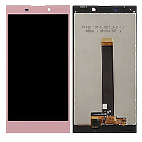 Дисплей (экран) для Sony H3311 Xperia L2/H3321/H4311/H4331 + тачскрин, розовый
