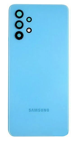 Задня кришка для Samsung A325F Galaxy A32 2021, синя, оригінал (Китай) + скло камери, фото 1