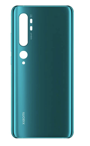 Задня кришка для Xiaomi Mi Note 10 , зелена, Aurora Green, оригінал (Китай), фото 1