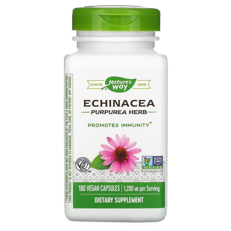 Nature's Way Echinacea Purpurea Herb 400 mg 180 капсул
