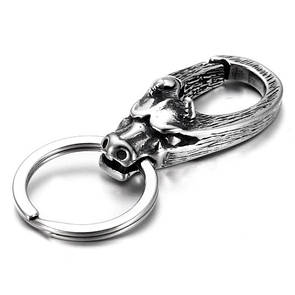 Брелок для ключів з нержавіючої медицинськои стали "Bull"