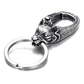Брелок для ключів з нержавіючої медицинськои стали "Wolf I"