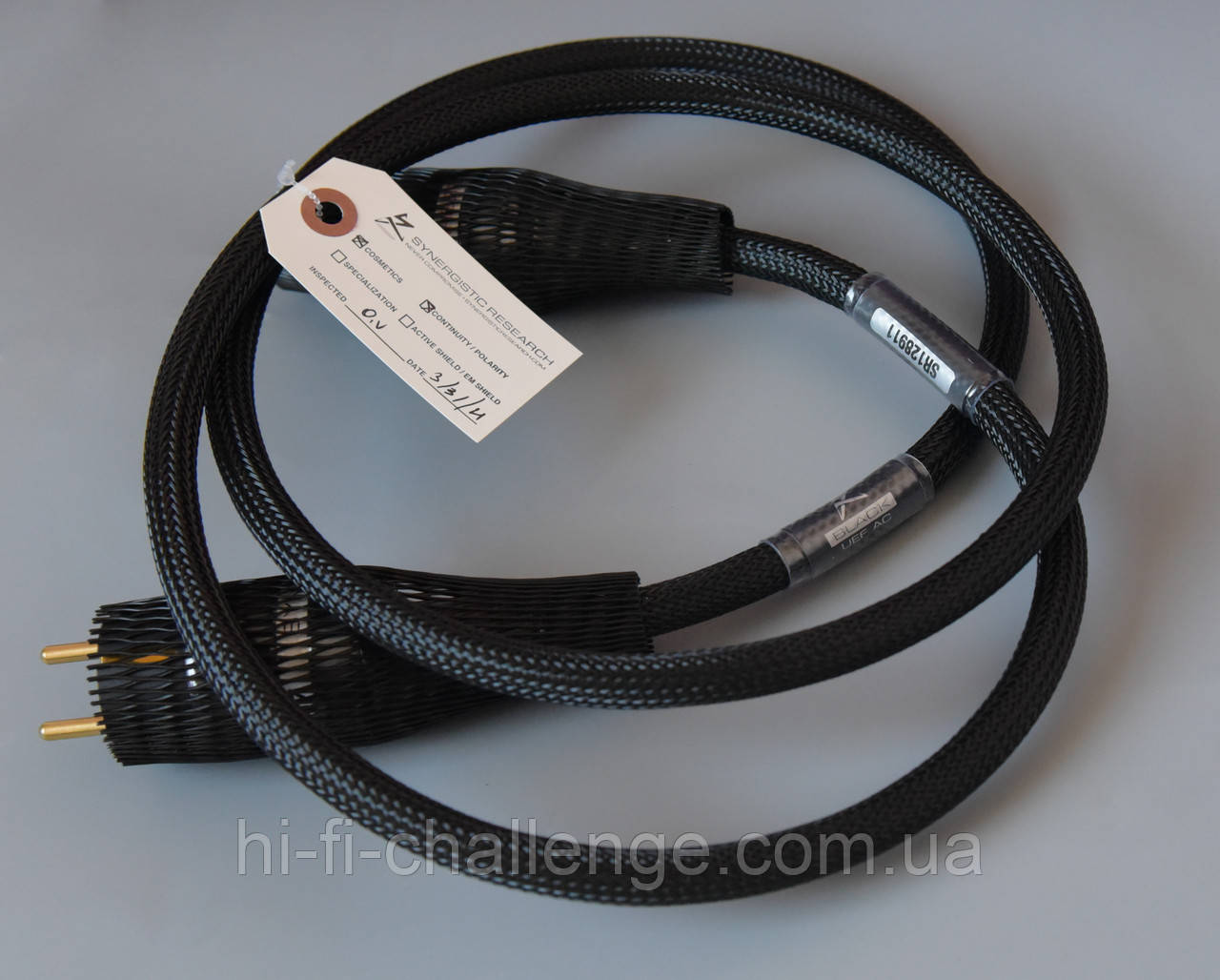 Synergistic Research UEF Black силовий кабель 1.8 м ( Шуко)