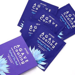 Гідрогелева охолоджуюча маска для обличчя з екстрактом агави Petitfee Agave Cooling Hydrogel Face Mask - 5 шт