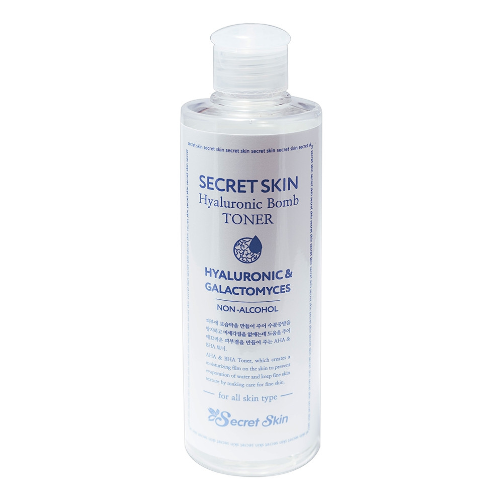 Гіалуроновий тонер для обличчя Secret Skin Hyaluronic Bomb Toner 250ml (Термін придатності: до 15.07.2024)