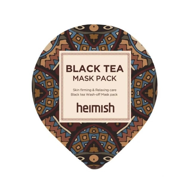 Заспокійлива маска для обличчя з чорним чаєм HEIMISH Black Tea Mask Pack 5ml