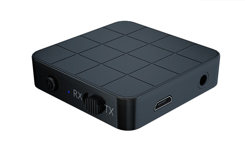 Bluetooth 5.0 міні аудіо приймач передавач звуку 2в1  з акумулятором