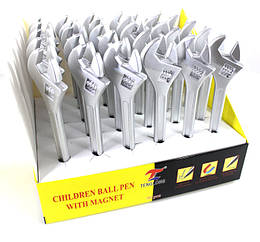 Ручка дитяча кулькова Leader Гайковий ключ синя паста 0,7мм арт.003068-1