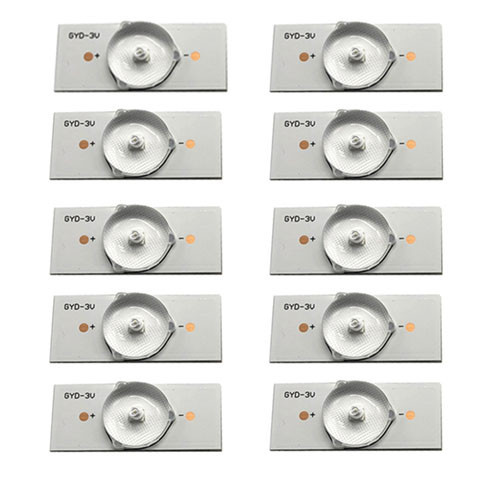 LED сегмент 10шт 3В для планки лампы подсветки ЖК телевизора - фото 1 - id-p1110722960