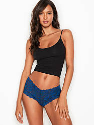 Трусики Шортики Victoria's Secret Lace Shortie S, Сині