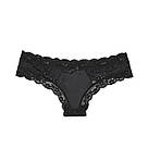 Трусики Стрінги Victoria's Secret Lace Thong Panty (р. М, L), Чорні, фото 3