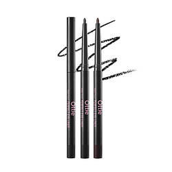 Водостійкий олівець для очей Ottie Waterproof Eye Liner Pencil (Чорний, Коричневий), № 1 Чорний