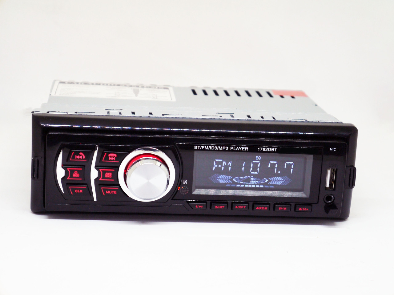 Автомагнітола 1782DBT Bluetooth — Usb+RGB-підсвітка+Fm+Aux+ пульт