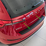 Пластикова накладка заднього бампера для Skoda Scala 2019+, фото 4