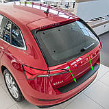 Пластикова накладка заднього бампера для Skoda Scala 2019+, фото 3