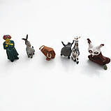 Набір фігурок кіностудії DreamWorks RESTEQ 4-5 см. Ігрові фігурки із мультфільмів 6 шт. Кунг фу Панда. Мадагаскар. Шрек, фото 6