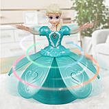 Ігрова фігурка танцює та співає лялька Ельза, світло, звук. Фігурка з мультфільму холодне серце Ельза. Elsa Frozen, фото 3