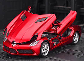 Модель автомобіля Mercedes-Benz SLR McLaren масштаб: 1:32. Іграшкова машинка Мерседес Макларен Родстер (звук, світло). Металева