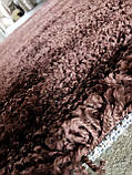 Килим ворсистий коричневий 0.5х0.8 Туреччина овальний, фото 2