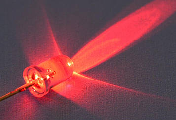 Св-діод 12V d5мм червоний прозорий LED5041