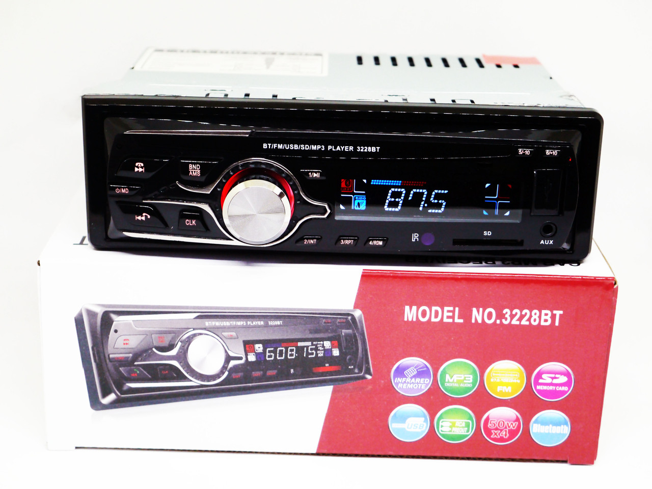 Автомагнітола 3228BT Bluetooth+USB+SD+AUX 4x50W