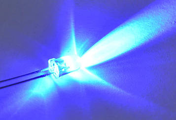 Св-діод 12V d5мм синій прозорий OSB5SA5A31A-12V, OptoSupply