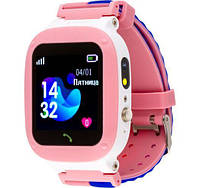 Часы Smart Watch AmiGo GO004 Splashproof Camera+Led Pink UA UCRF Гарантия 6 мес
