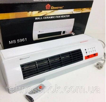 Тепловентилятор настінний Domotec MS-5961 2000 ВТ