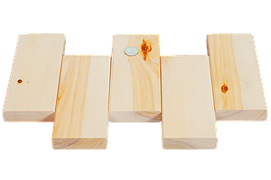 Брус лавочный для бани липа, строганный 85х24х1900-3000 мм "Эко"