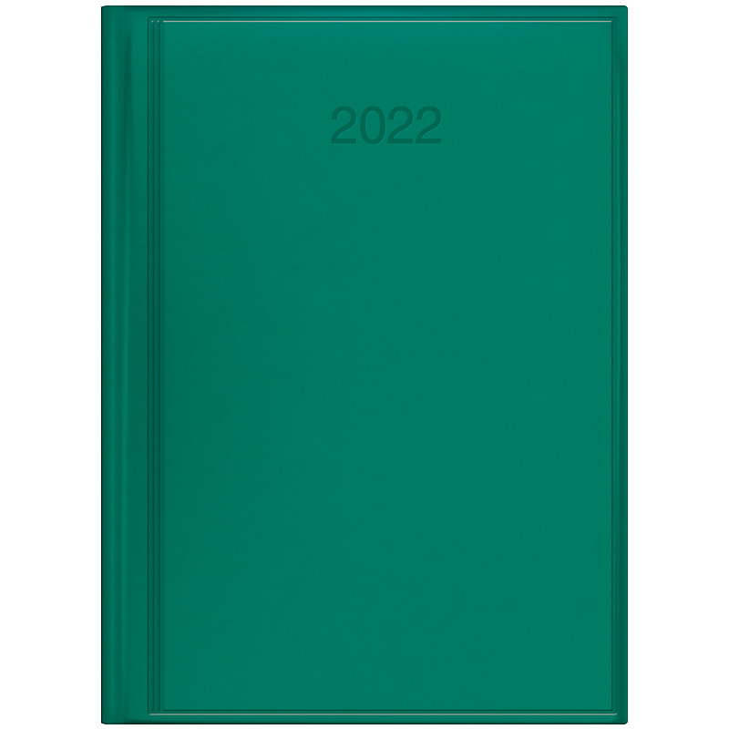 Щоденник датований BRUNNEN 2022 Стандарт Torino малахітовий