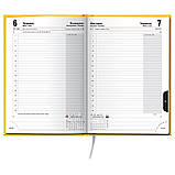 Щоденник датований BRUNNEN 2022 Стандарт Tweed жовтий, фото 3