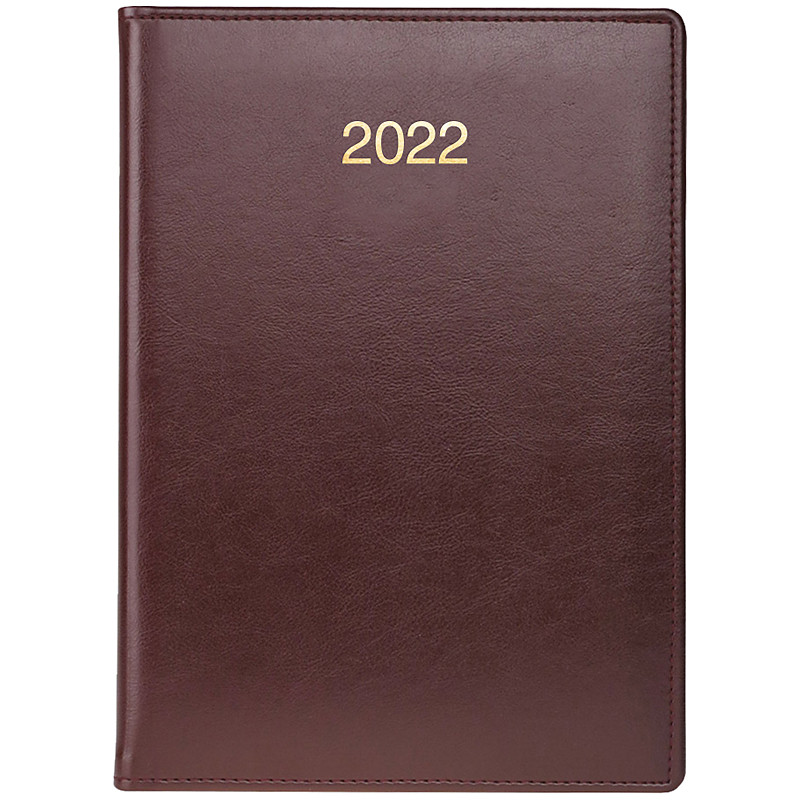 Щоденник датований BRUNNEN 2022 Стандарт Soft бордовий