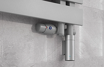 Сенсорний ТЕН InstalProjekt HOT2 N0 (MS) Silver: регулювання +таймер до 8ч; LED-підсвічування + маскування кабелю