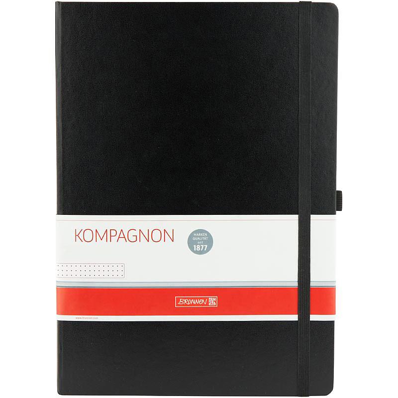 Книга записна BRUNNEN Компаньйон А4 чорна точка