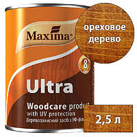 Деревозащитное средство Maxima - 2,5 л, ореховое дерево