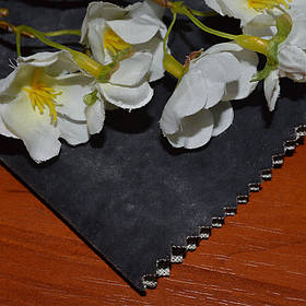 Тканина для меблів флок Анфора (Anfora) темно-сірого кольору