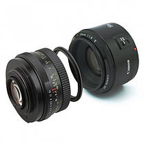 Реверсивне кільце для двох об'єктивів Alitek M-M, 49-52 мм, фото 2