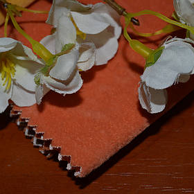 Тканина для меблів флок Анфора (Anfora) персикового кольору