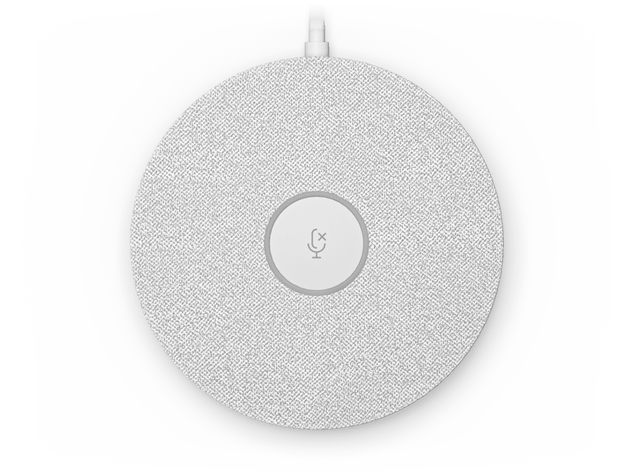 Модульный микрофон для системы видеоконференцсвязи LOGITECH Rally Mic Pod - OFF-WHITE - фото 2 - id-p1474617134