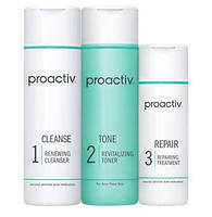 Средство от прыщей Proactiv Solution, набор средств от акне (гель для очищения, тоник и крем) (30 дней)