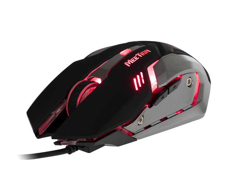 Ігрова мишка геймерська провідна оптична з підсвіткою Meetion M915 Чорний, фото 1