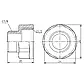 Перехід SD Forte 1/2"х3/8" ВН, фото 2