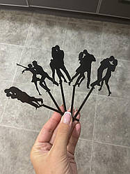 Набір топеров з ламінованого картону "Бальні танці"