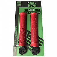 Грипсы BMX Kench KH-GP-06-RED красные без фланцев (ручки руля)