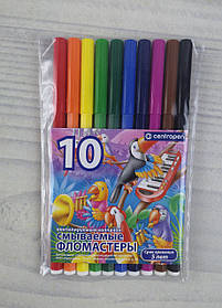 Фломастери 10 цв. Птахи Змиваються №7790-10 16875Ф+ Centropen, Чехія