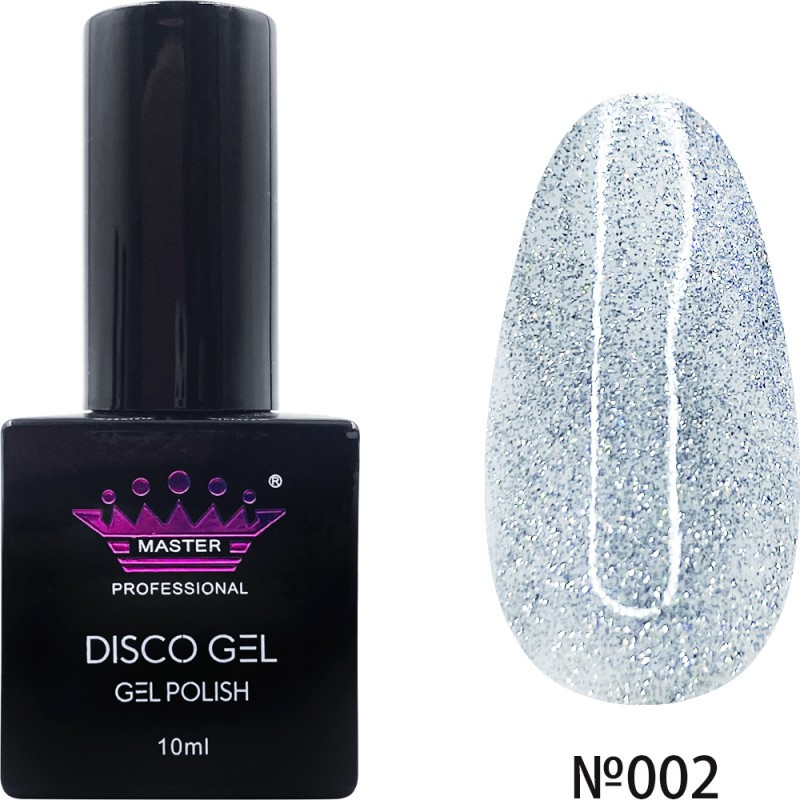 Гель-лак MASTER PROFESSIONAL DISCO GEL 10ML №002